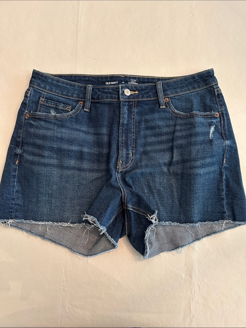Old Navy Dark Blue Denim Cutoff Shorts
